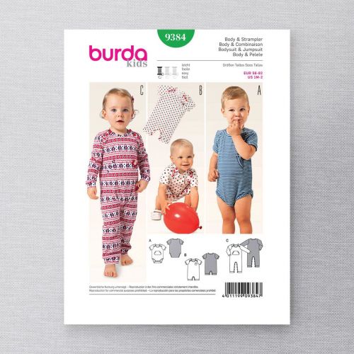 BURDA - 9384 SALOPETTE POUR ENFANTS