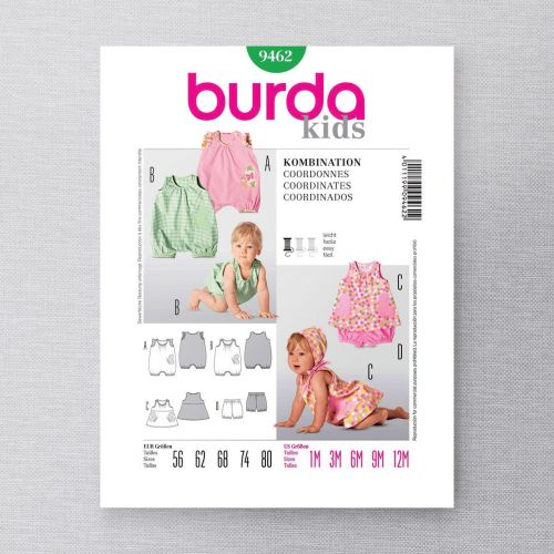 BURDA - 9462 ENSEMBLE POUR ENFANTS