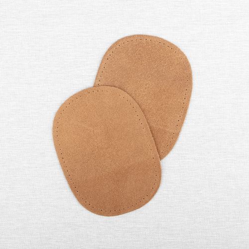 SUEDE PATCH TO SEW 2PCS - BEIGE