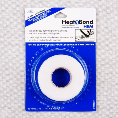 HeatnBond Hem Super Weight Iron-On Adhesive Tape For Dark Fabrics