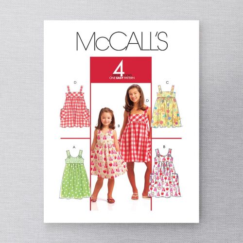 MCCALLS - M5613 ROBES POUR ENFANTS - 3 À 6