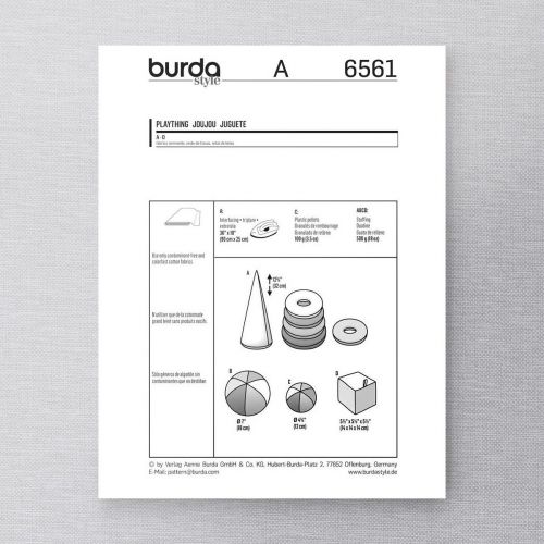 BURDA - 6561 JOUETS