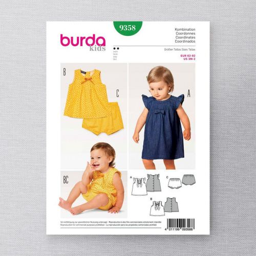 BURDA - 9358 COORDONNÉS POUR ENFANTS