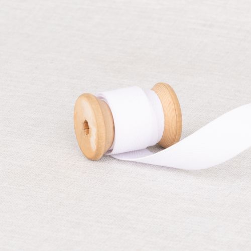POLYESTER TWILL TAPE 19MM - 3/4IN - WHITE