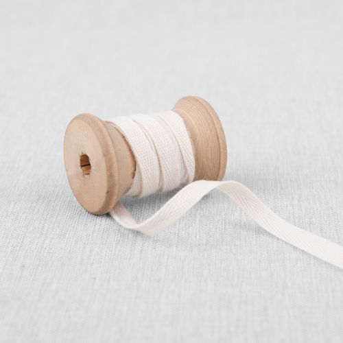 COTTON TWILL TAPE 6MM - 1/4IN - NATURAL