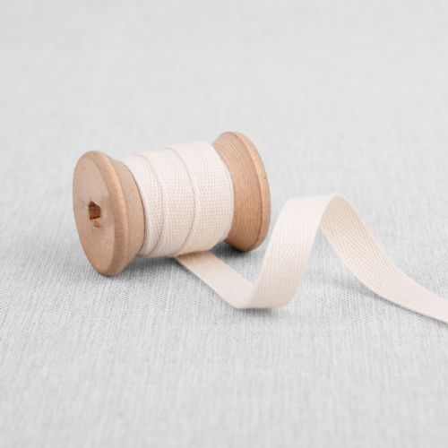 COTTON TWILL TAPE 10MM - 3/8IN - NATURAL
