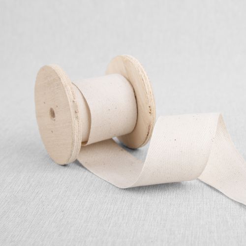 COTTON TWILL TAPE 38MM - 1 1/2IN - NATURAL