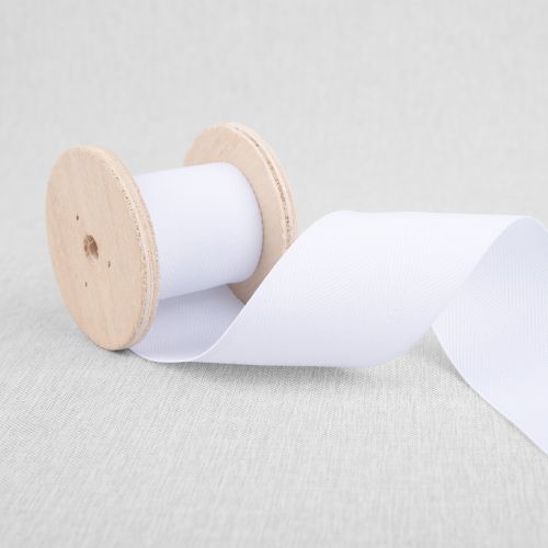 POLYESTER TWILL TAPE 51MM - 2IN - WHITE