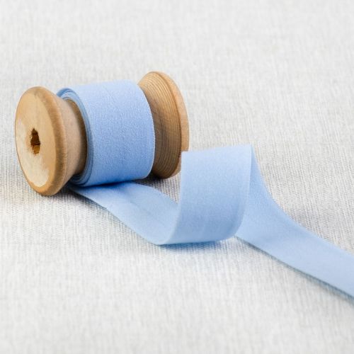 FOLD OVER ELASTIC DULL - BABY BLUE
