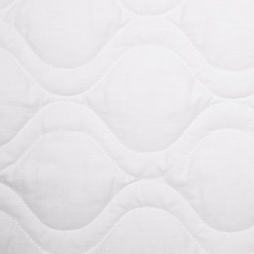 QUILTED PERCALE 229 CM - WHITE