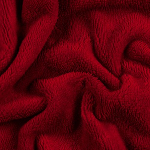 BAMBOUNETTE TERRY VELOURS - RED