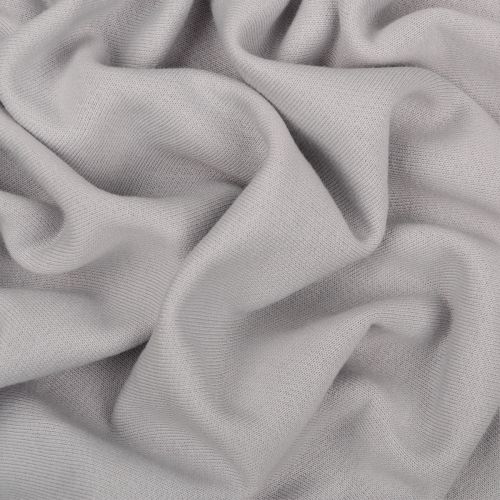 ORGANIC COTTON AND TENCEL FRENCH TERRY - SILVER GREY