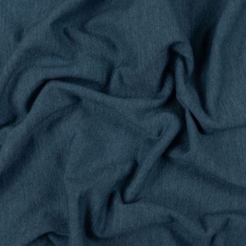 ORGANIC COTTON JERSEY - MEDIDIAN BLUE