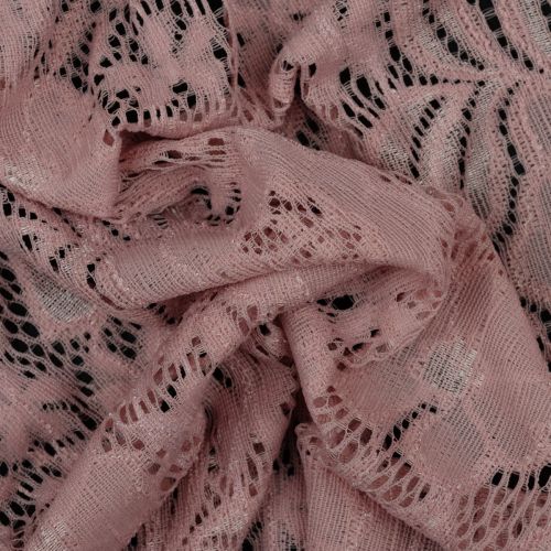 NADELLE STRETCH LACE - DUSTY ROSE
