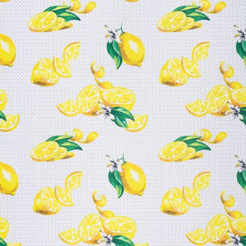 ZEST TABLECLOTH FABRIC - YELLOW