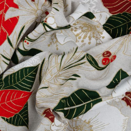 FLORE DECOR FABRIC - RED