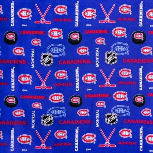 NHL FLANNEL BY SYKEL - MONTREAL CANADIENS BLUE
