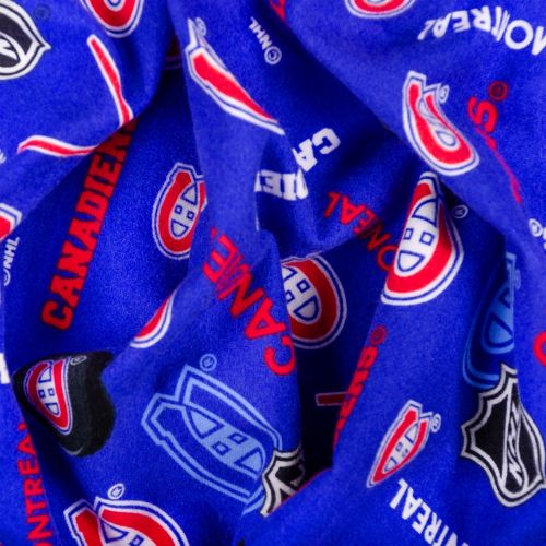 NHL FLANNEL BY SYKEL - MONTREAL CANADIENS BLUE