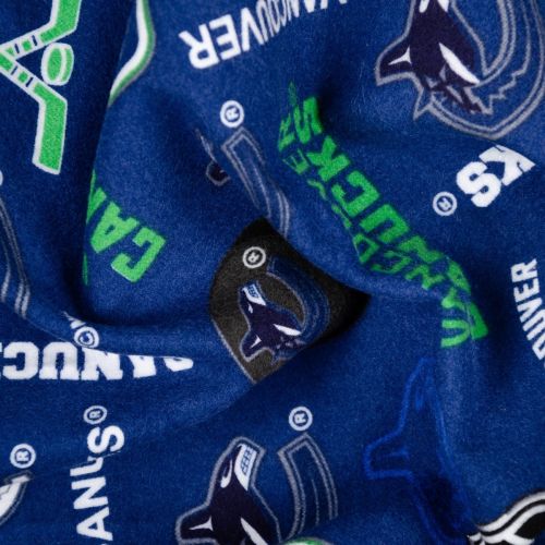 NHL FLANNEL BY SYKEL - VANCOUVER CANUCKS BLUE