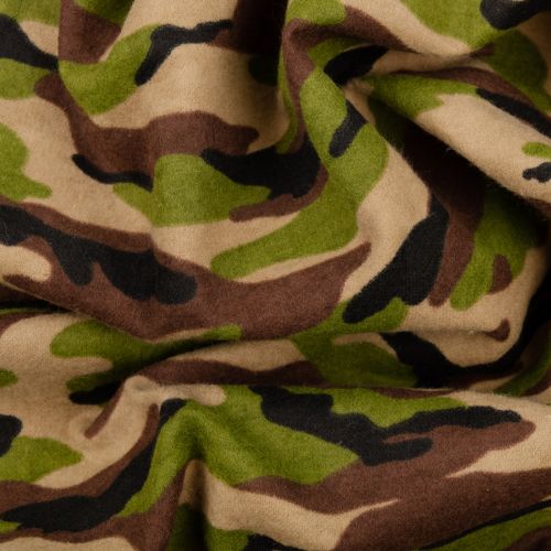 COMFY FLANNEL PRINTS COTTON FLANNEL BY A.E. NATHAN COMPANY - CAMO GREEN