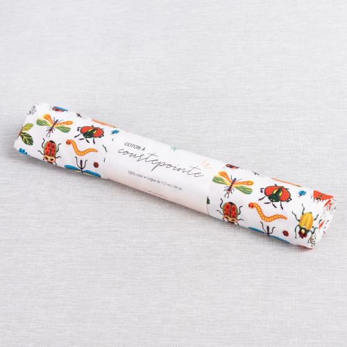 1M PRECUT QUILTING COTTON - INSECTS MULTI