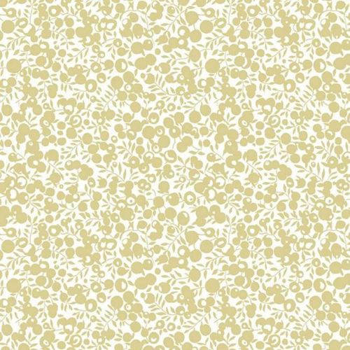 A FESTIVE COLLECTION COTTON BY LIBERTY FOR RILEY BLAKE - WILTSHIRE SHADOW GOLD SPARKLE
