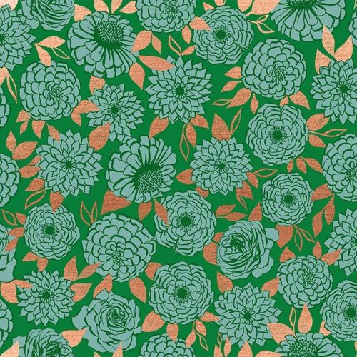 STAY GOLD COTTON BY MELODY MILLER FOR RUBY STAR SOCIETY & MODA - SPARKLE EVERGREEN