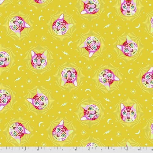 CURIOUSER COTTON BY TULA PINK FOR FREE SPIRIT - CHESHIRE WONDER