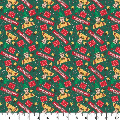 THE OFFICE XMAS COTTON - HOLIDAY ELF FOR CAMELOT - HOLIDAY ELF GREEN