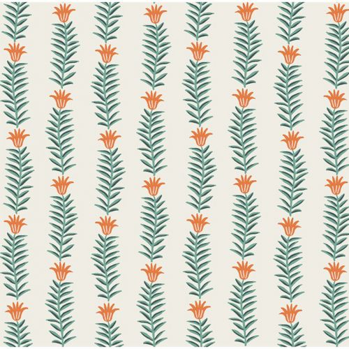 CAMONT COTTON BY RIFLE PAPER CO FOR COTTON + STEEL - FLOWER BUNDLE RED