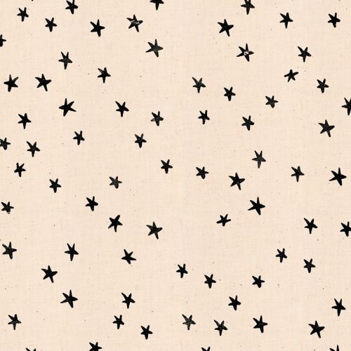 COTTON BY ALEXIA MARCELLE ABEGG FOR RUBY STAR SOCIETY - STARRY NATURAL/BLACK