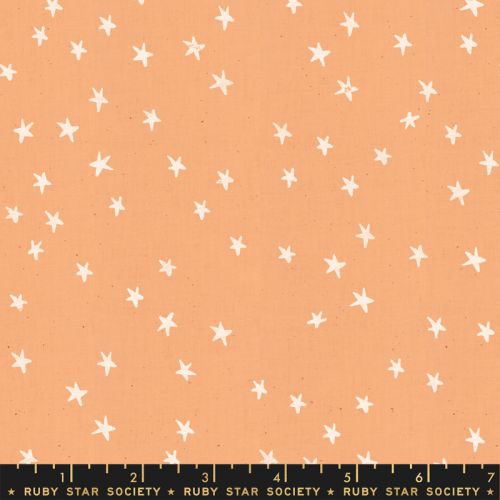 COTTON BY ALEXIA MARCELLE ABEGG FOR RUBY STAR SOCIETY - STARRY WARM PEACH 