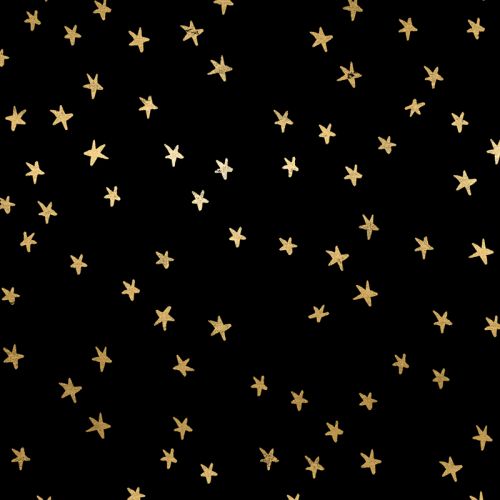 COTTON BY ALEXIA MARCELLE ABEGG FOR RUBY STAR SOCIETY - STARRY BLACK GOLD