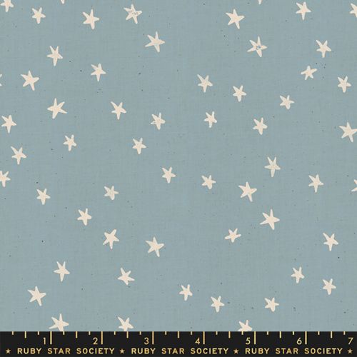 COTTON BY ALEXIA MARCELLE ABEGG FOR RUBY STAR SOCIETY - STARRY SOFT BLUE