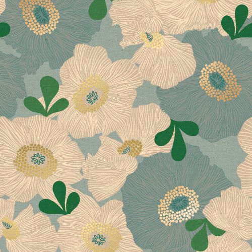 CAMELLIA CANEVAS BY MELODY MILLER FOR RUBY STAR SOCIETY - CHAMOMILE POLAR