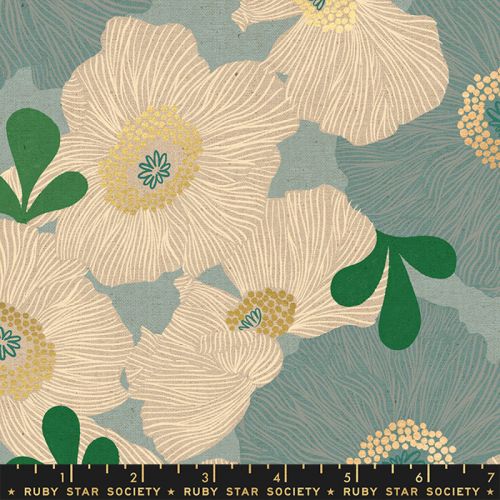 CAMELLIA CANEVAS BY MELODY MILLER FOR RUBY STAR SOCIETY - CHAMOMILE POLAR