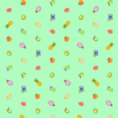 DAYDREAMER COTTON BY TULA PINK FOR FREE SPIRIT - FORBIDDEN FRUIT SNACKS MOJITO