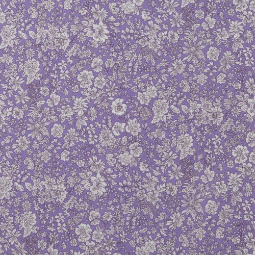 EMILY BELLE COTTON BY LIBERTY LONDON - BRIGHTS VIOLET