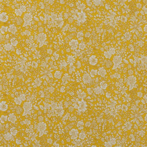 EMILY BELLE COTTON BY LIBERTY LONDON - BRIGHTS SUNSHINE YELLOW