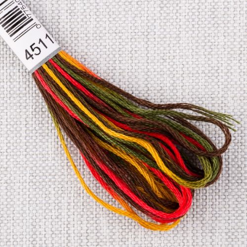 COLORIS 517 EMBROIDERY FLOSS BY DMC - 4511 INDIAN SUMMER