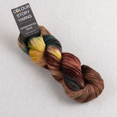 COLOUR STORY YARNS HANDPAINTED SOCK - 17 FOREST