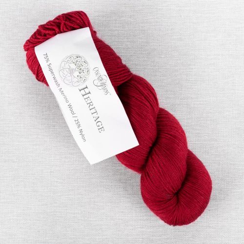 CASCADE HERITAGE SOCK - 5607 RED