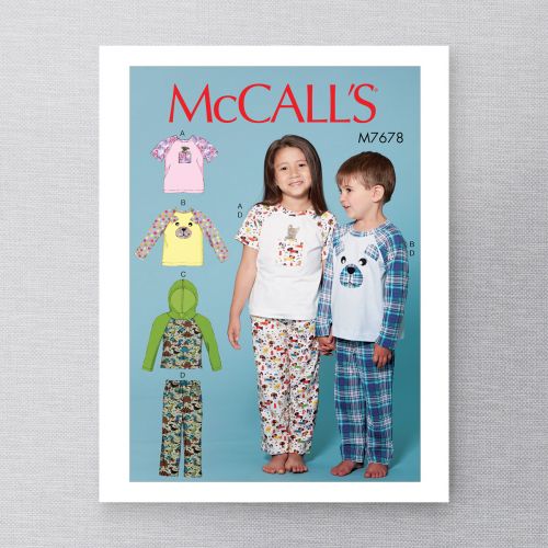 MCCALLS - M7678 - ENSEMBLE DE NUIT POUR ENFANTS - 2 À 8