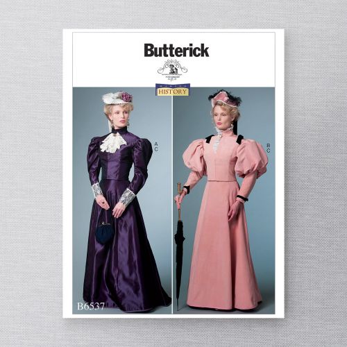 BUTTERICK - B6537 HISTORY COSTUME FOR MISS