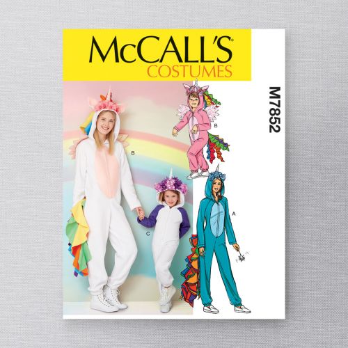 MCCALLS - M7852 UNICORN COSTUME FOR MISS - S-XL