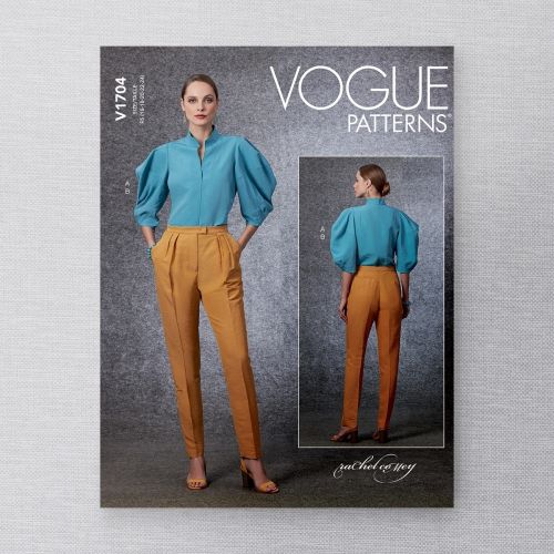 VOGUE - V1704 TOP AND PANTS FOR MISS