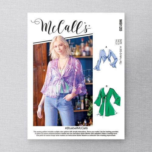 MCCALLS - M8120 JACKETS FOR MISS - XS-XL