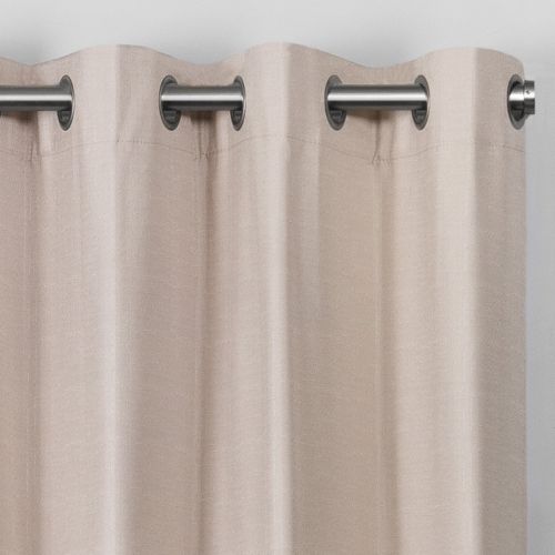 THERMAPLUS CURTAIN - BEDFORD TAUPE SET OF 2