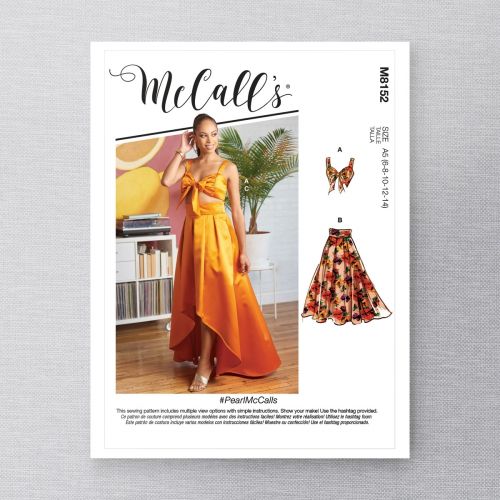 MCCALLS - M8152 TOP AND SKIRTS FOR MISS - 16-24