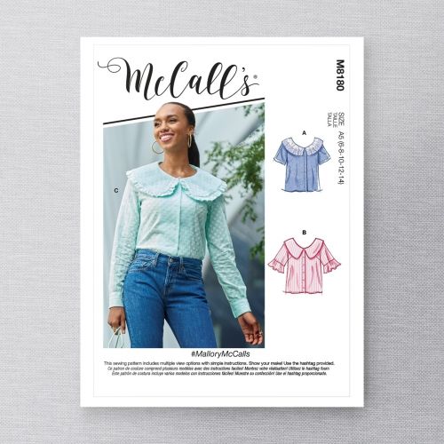 MCCALLS - M8180 TOPS FOR MISS